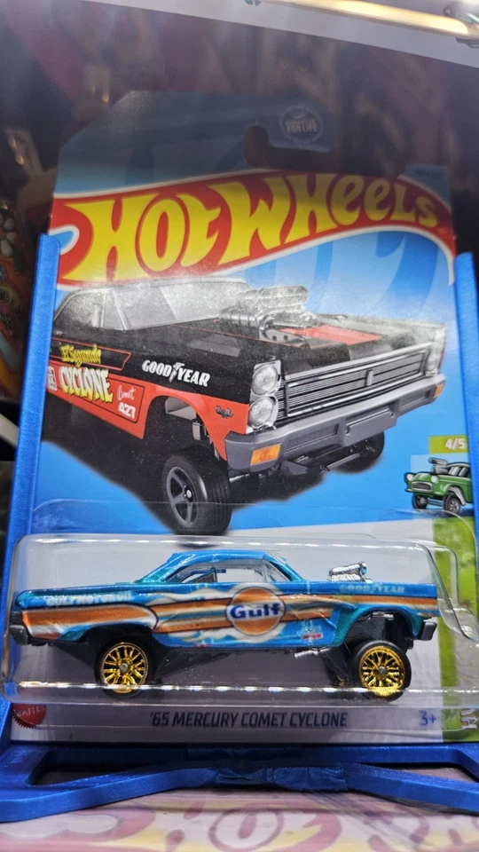 Hot Wheels 65 Mercury Comet **Golfo personalizado con Spectraflame y pilotos reales** Foto 2 de 3