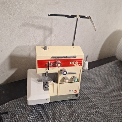 Elna Lock Pro 4 L4D Overlock Serger Sewing Machine No Pedal | eBay