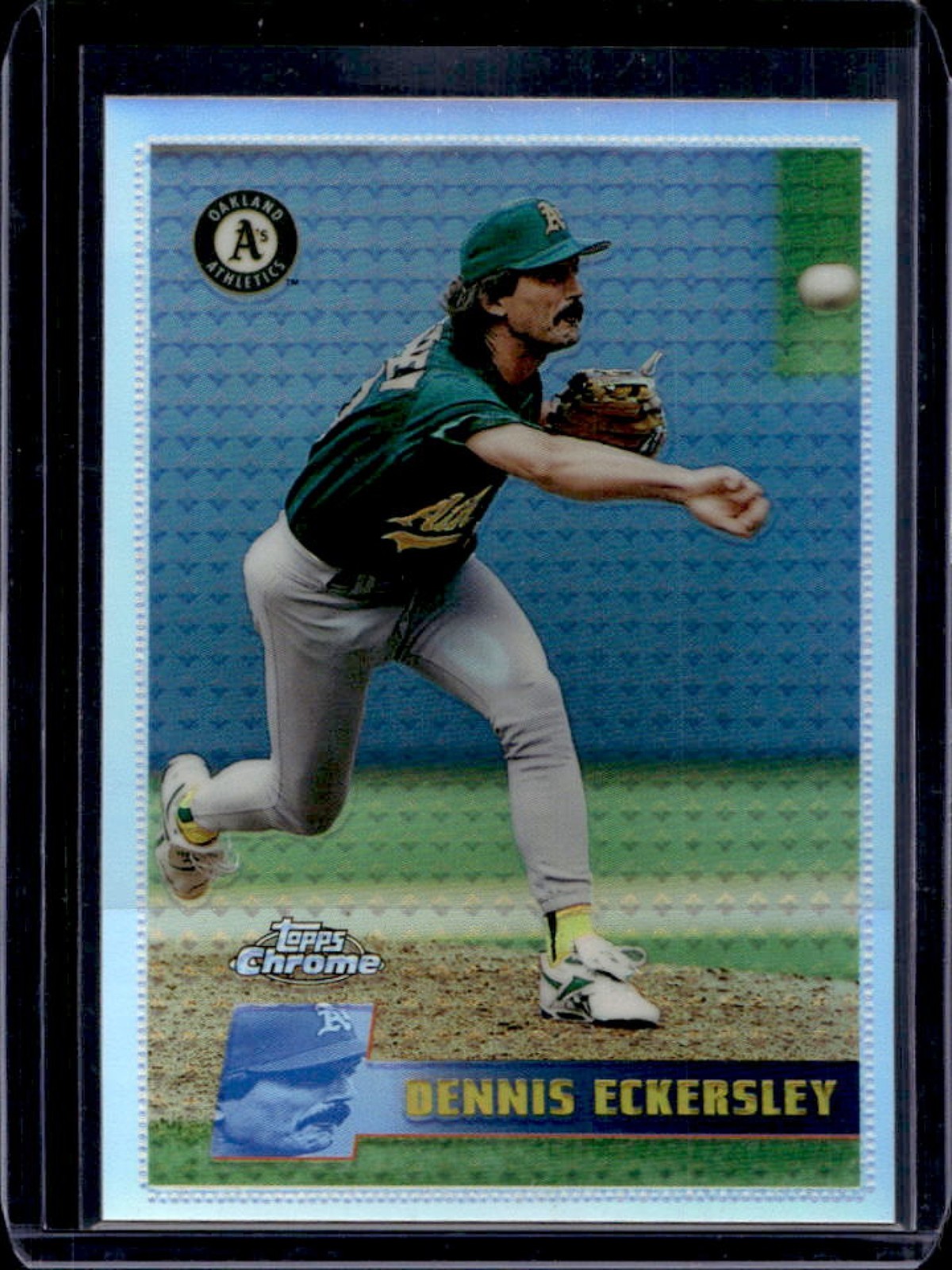 1996 Topps Chrome Dennis Eckersley Refractor #150 Athletics