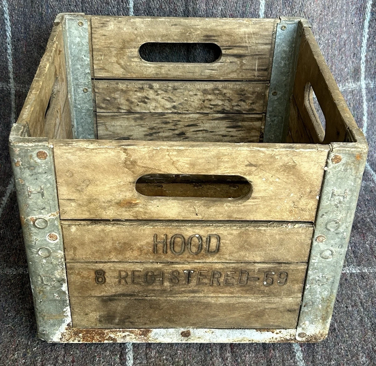 Wood Milk Crate for sale | eBay