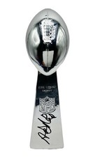 Andy Reid Signed 9” Vince Lombardi Trophy Chiefs Spagnulo + Veach Autos PSA/DNA