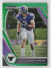 2021 Panini Prizm Draft Picks #52 Adam Thielen Green Prizm