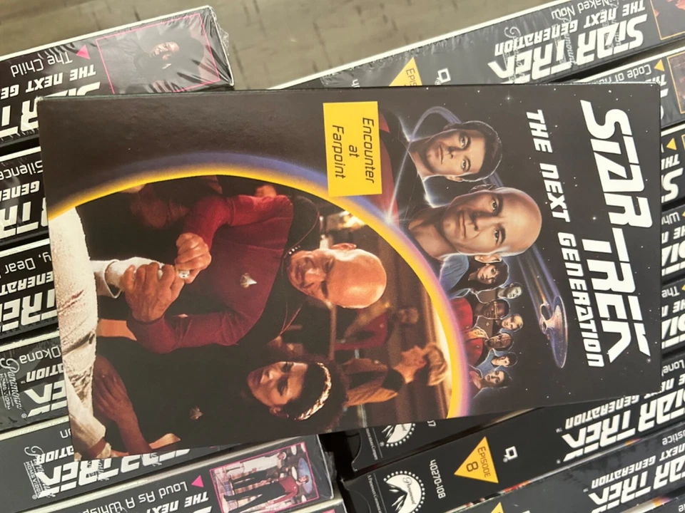 Star Trek The Next Generation VHS Tapes 1-100 Complete Set-Collector’s Item  - Image 3 of 4