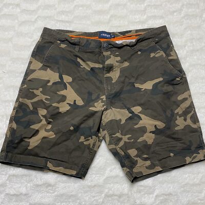 Kolby Chino Shorts Men's Size 38 Camouflage Cotton Stretch Mid