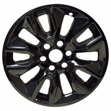 Wheel Covers 20 Black Abs 4 Pcs. Fits Chevy Silverado Suburban 2019-2023