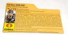 GI JOE File I.D. Card Filecard   Extreme Conditions: Arctic  2008 Scrap-Iron V5