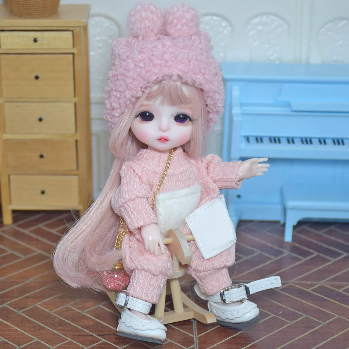 6cm BJD Doll 1 8 Girl Ball Jointed Dolls Full Set Clothes Children s Day Gift