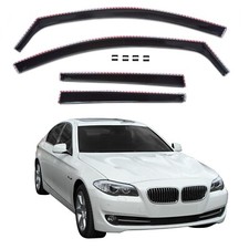 Windabweiser GP Regenabweiser Für Bmw 5 Series F10 2010-2016 4-Tlg Set Schwarz