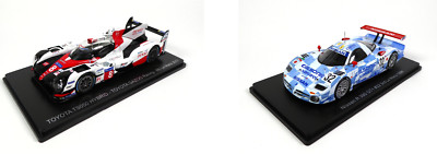2er Set Modellauto 24h Le Mans : Toyota TS050 + Nissan R390 GT1 - 1:43 Spark LM03