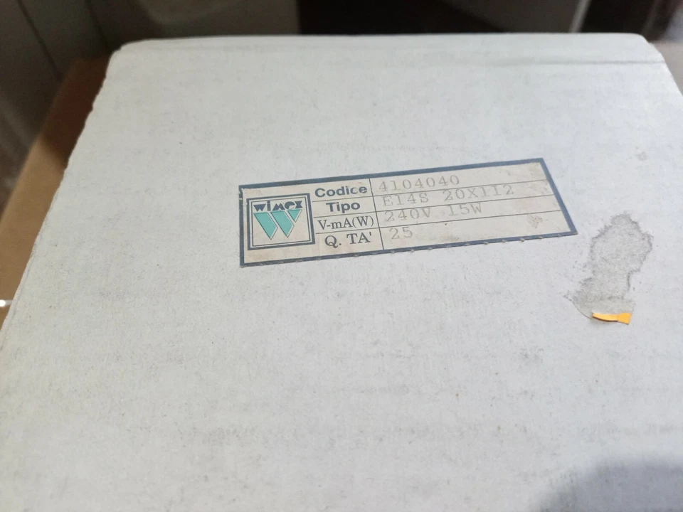 Lotto di Lampade T20 X 112MM 220/240V 15W modello ET48. - Immagine 3 di 3