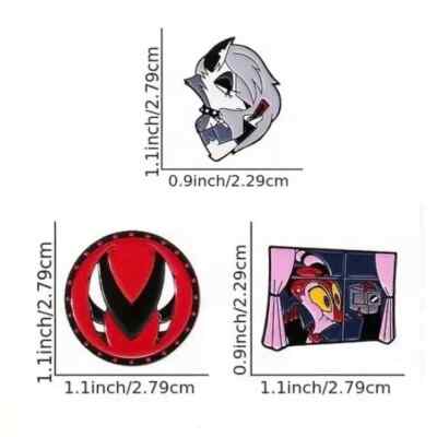 Helluva Boss Enamel Pins - Loona Blitzo IMP Professionals Hell Of