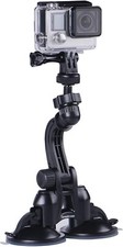 Double Suction Cup Mount, Car Mount Compatible for Gopro 13/12/11/10/9/8/7/Max/6