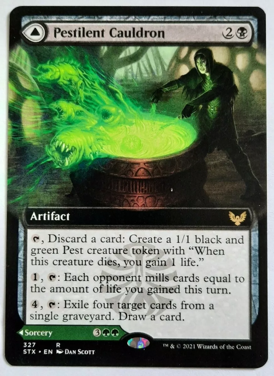 Pestilent Cauldron // Restorative Burst, Strixhaven: School of Mages