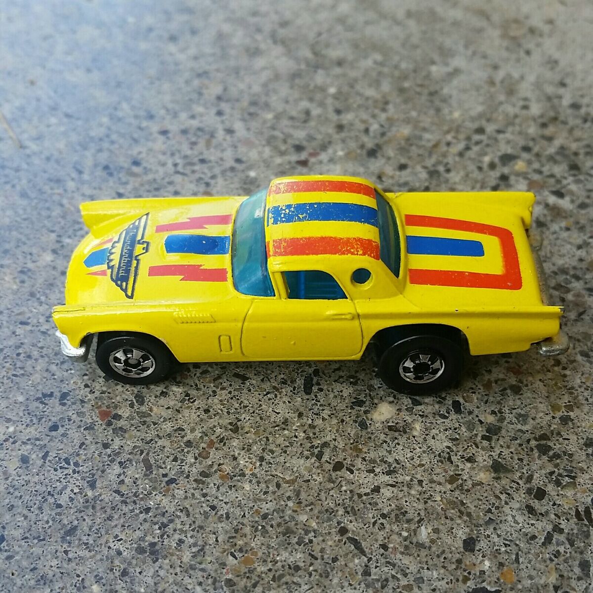Vintage Hot Wheels 1957 '57 T-Bird Ford Thunderbird Yellow Vintage Hot Wheels 1957 '57 T-Bird Ford Thunderbird Yellow