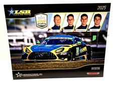 2025 IMSA GTD LONE STAR RACING #80 MERCEDES AMG GT3 EVO ROLEX 24 HRS POSTCARD V2