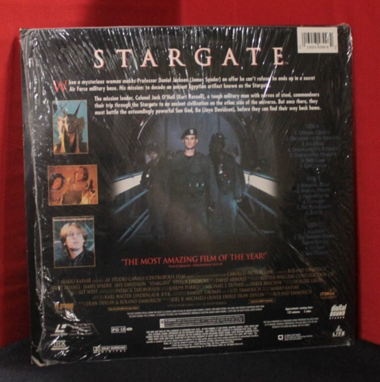 Stargate (1994) Widescreen Edition Laserdisc, Kurt Russel, James Spader Foto 2 de 3