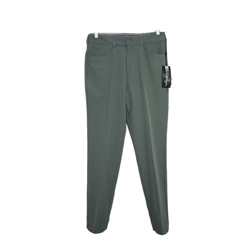 Pantaloni Da Golf Walter Hagen Perfect 11 &ndash; Vestibilit&agrave; Dritta, Taglie Big &amp; Tall, Kaki Chiaro