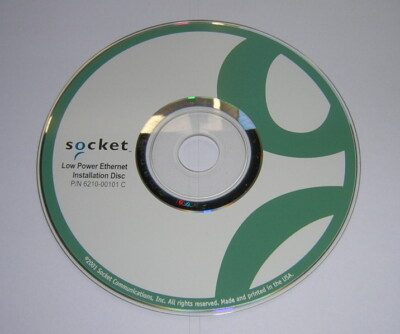 Socket Communications Low Power Ethernet LP-E Driver Software Install CD-ROM