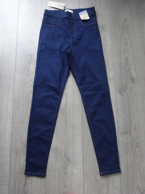 M&S Marks & Spencer INDIGO HIGH RISE JEGGINGS GRÖßE UK 8 REG