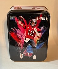 Tom Brady PRIZM COLOR BLAST COLLECTORS TIN (Empty) Tampa Bay Buccaneers