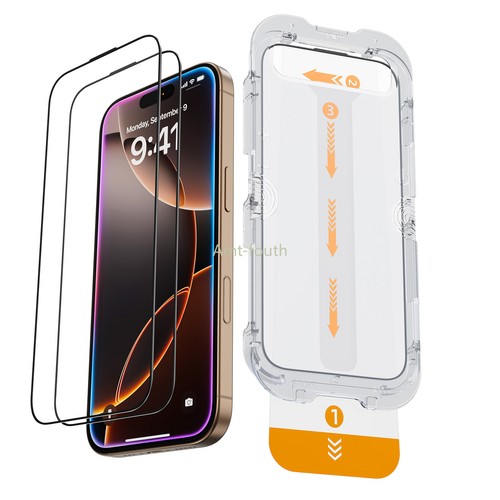 2PCS Clear/Privacy Screen Protector Easy Installation Tool For iPhone 16 Pro Max - Picture 16 of 19