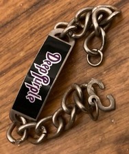 Vintage Rare Biker Mens Metal Bracelet Advertising Deep Purple Ritchie Blackmore