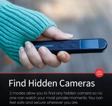 Hidden Camera Detector - GPS Tracker Detector - Listening Device Detector - Bug
