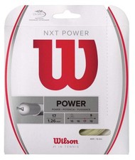Wilson - WRZ941700 - NXT POWER Gauge 17 Tennis Raquet String - Natural Color