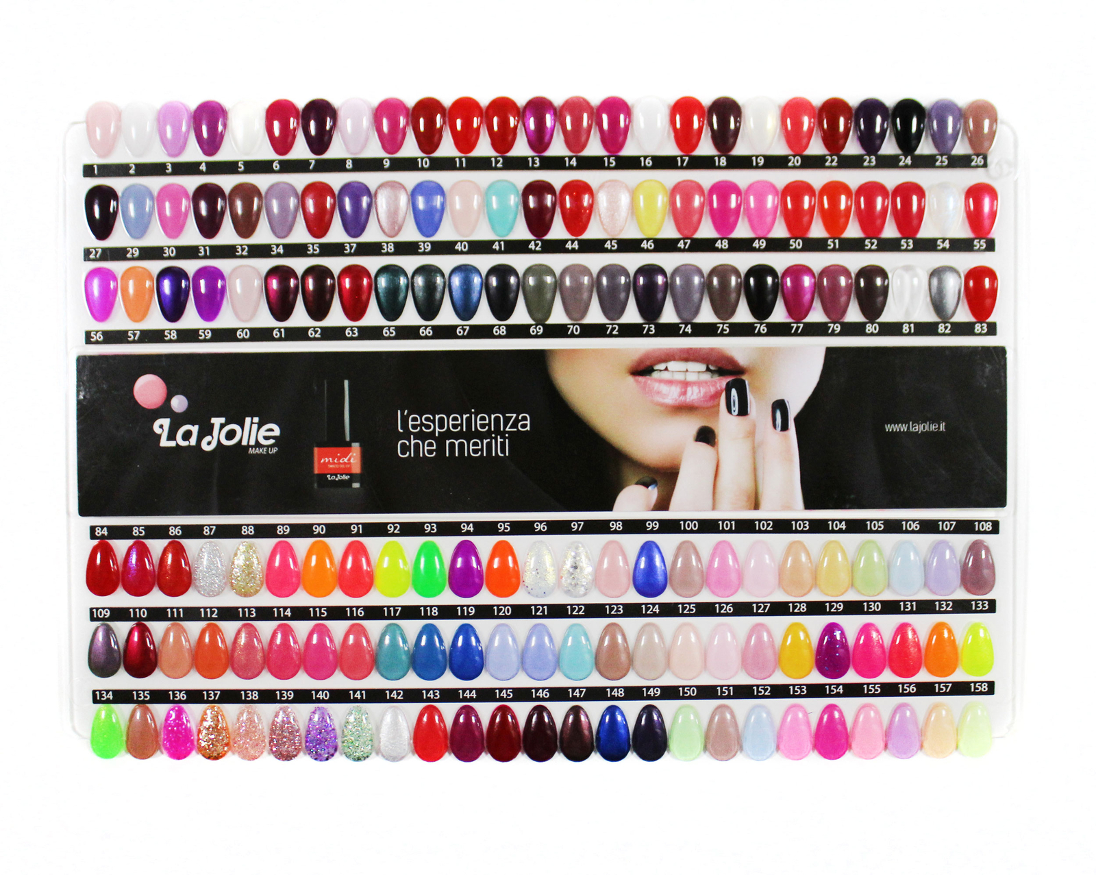 3X La Jolie Smalto Semipermanente N104- 7gr