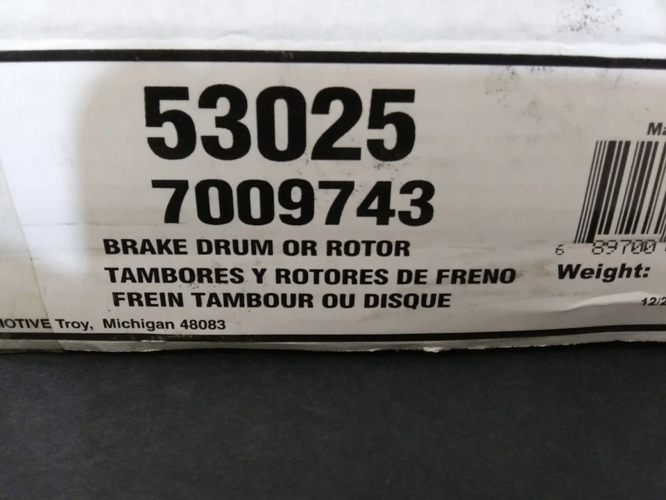 Par de 2 rotores de disco delanteros de freno para Dodge Ram Dakota 2005-2011 Mitsubishi Raider Foto 2 de 4