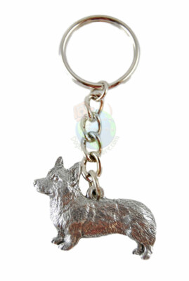 Corgi Keychain Pewter Pembroke