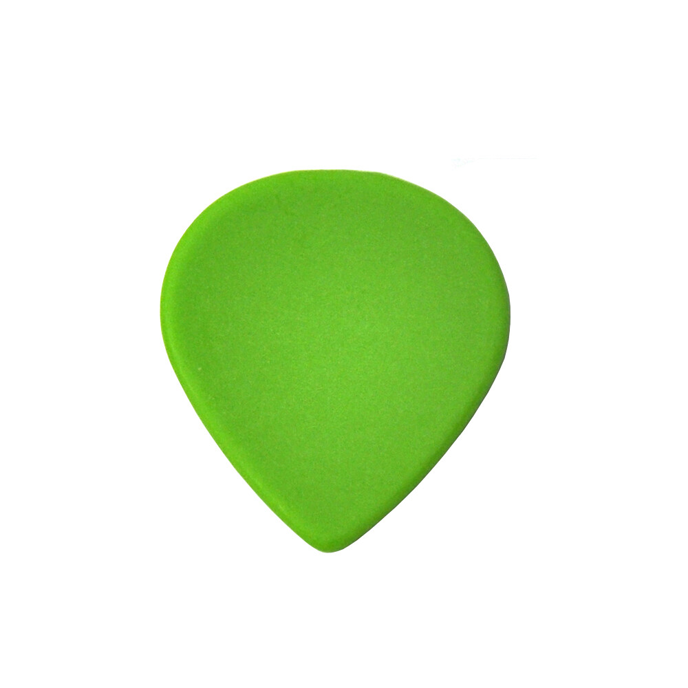 100Pcs Delrin Teardrop Jazz Guitar Picks Plectrums X-Heavy 1.5mm Green 23x20cm