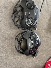 SEGA Saturn Console Black w/ Power & AV Cords, NTSC-U/C MK-80000 - READ DESCRIP