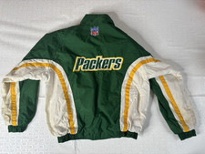 Vintage Reebok Pro Line Packers Jacket Youth Large Y2K Puffer