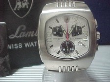 Cronografo Lamborghini -Svizzera ~Grande 44mm-8"+Polso -B&P ⍩Spedizione gratuita W@W Prezzoヅ