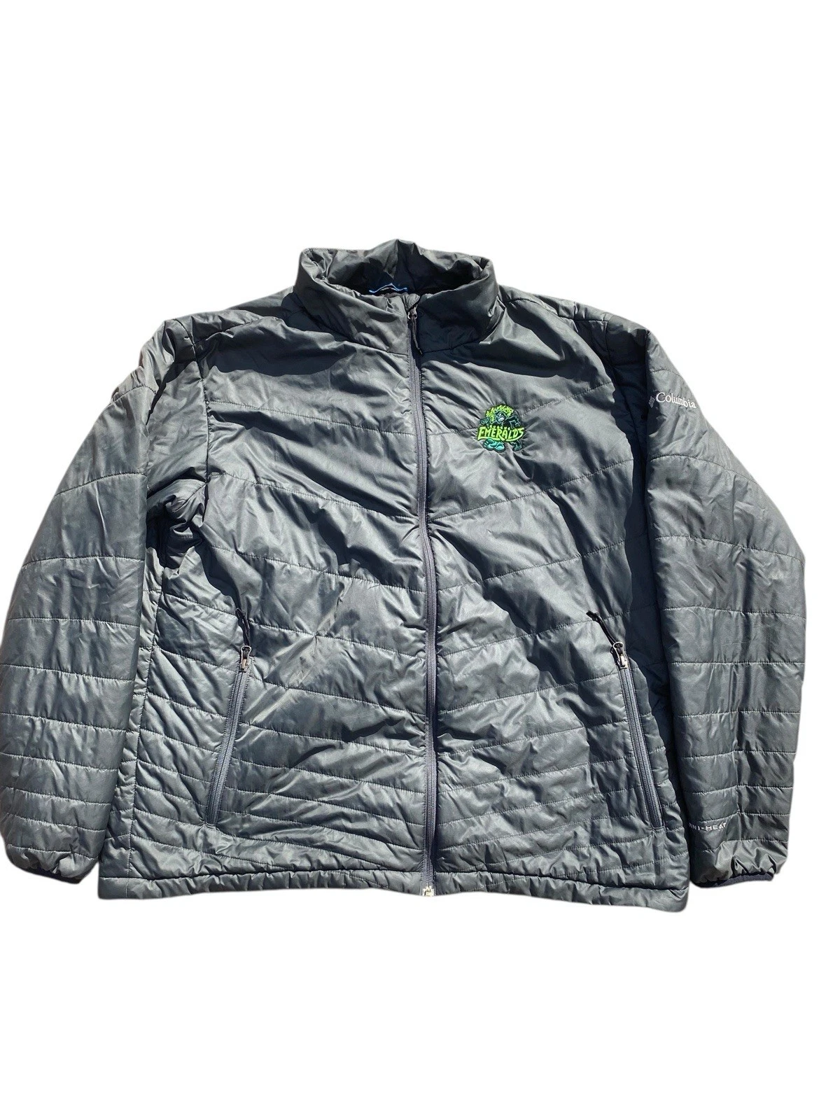 Eugene Emeralds Columbia Jacket Omni-Heat Size XL Puffer Minor League Baseball