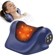 Upgraded 3 in 1 Neck Massager W/ Heat  Vibration Adjustable Neck Stretcher