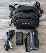Sony Handycam HDR-CX260V Digital Video Camcorder Battery Charger Cable Case Lot