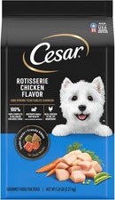 Cesar Small Breed Dry Dog Food Rotisserie Chicken Flavor 5 Pound Pack of 1 