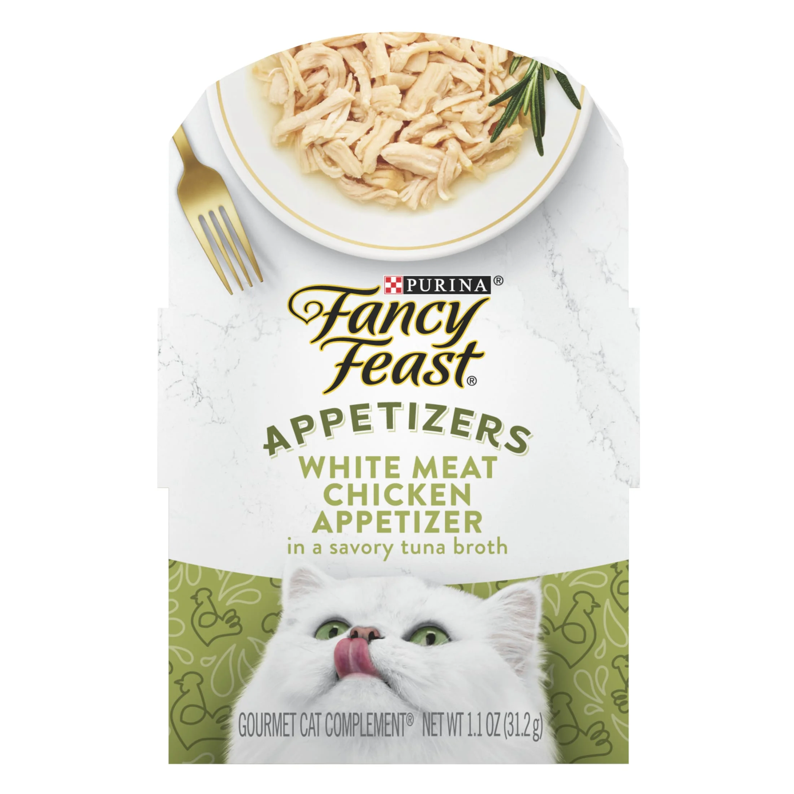 Purina Grain Free Wet Cat Food with White Meat Chicken in Savory Sauce
