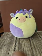Squishmallow Benito the Blueberry Cheesecake Cow 12 inch Hybrid Squad NEW w Tags