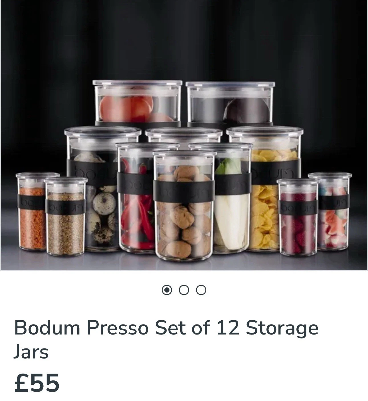 Storage Jars / Pots with Lids airtight