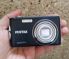 Pentax Optio P70 12.0MP Compact Digital Camera W/ Battery  1GB Sd Card