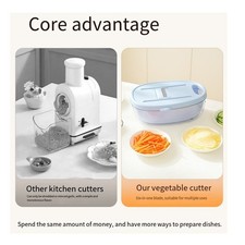 Râpe à Légumes Manuel Cuisine Outil Multifonction pour Carottes Pommes de Ter