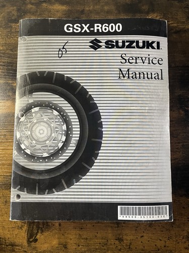 #27 Suzuki Factory Service Manual for GSX-R600 P/N 99500-35082-01E