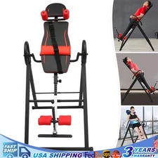 Inversion Table Heavy Duty Hang Upside Down Gravity Back Therapy Pain Relief New