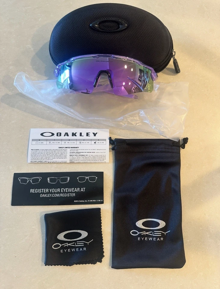 Gafas de sol Oakley Radar EV Path Prizm púrpura pulido OO9208 unisex talla única Foto 4 de 4