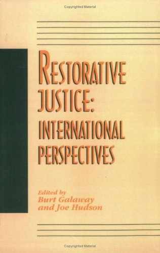 Restorative Justice: International - Paperback, by Galaway Burt; Hudson - Good
