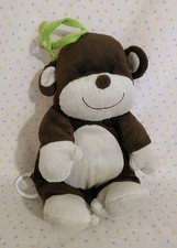 Carter s Brown Monkey Music Pull Stuffed Animal Plush Toy 12" Brahm's READ