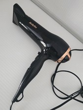 BABYLISS Hair Dryer Black Gold FREEPOST 